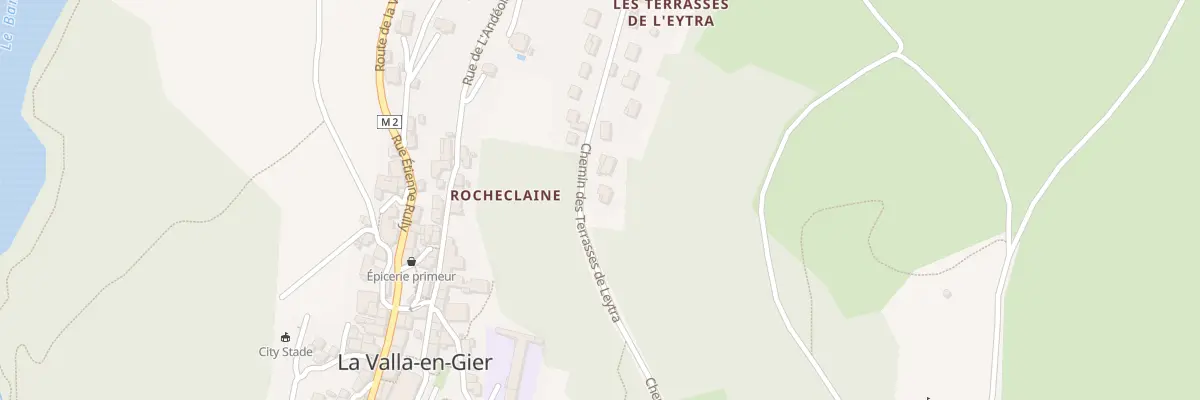 Plan du 2 Lot Les Terrasses de Leytra à La Valla-en-Gier