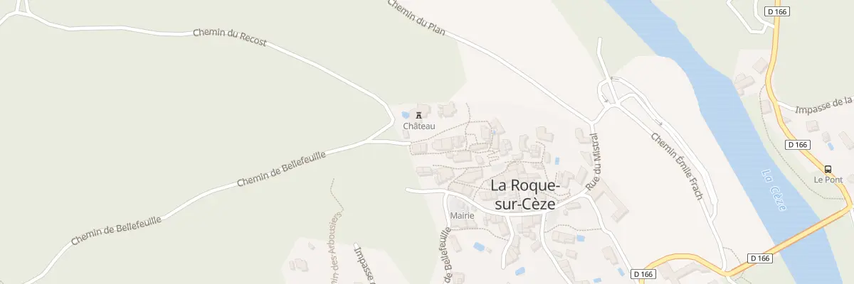 Plan du 5023 Mte du Château à La Roque-sur-Cèze