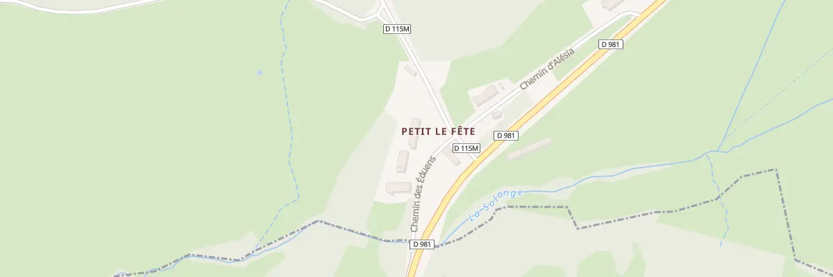 Plan du 2 Che des Eduens au Fête
