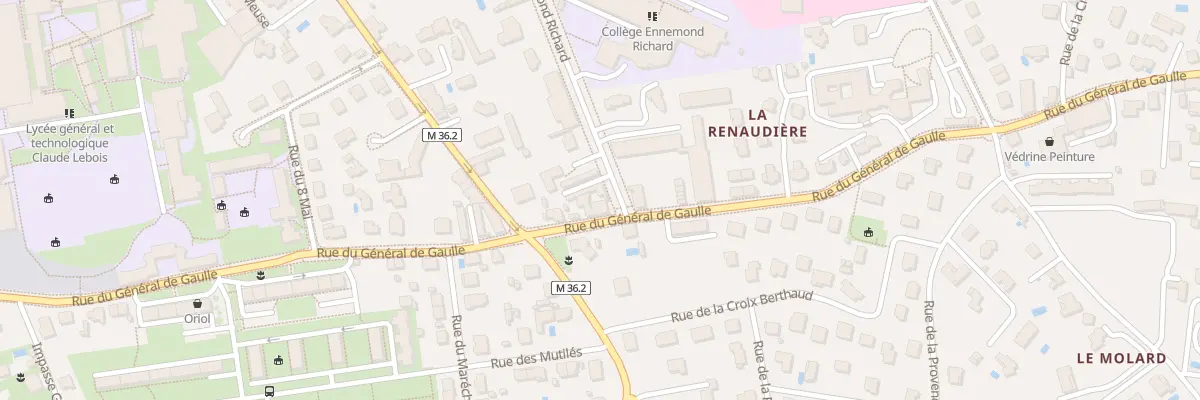 Plan du 23 Rue Gal de Gaulle à Saint-Chamond