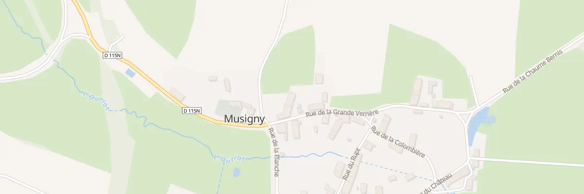 Plan du 19 Rue de la Grande Verrière à Musigny