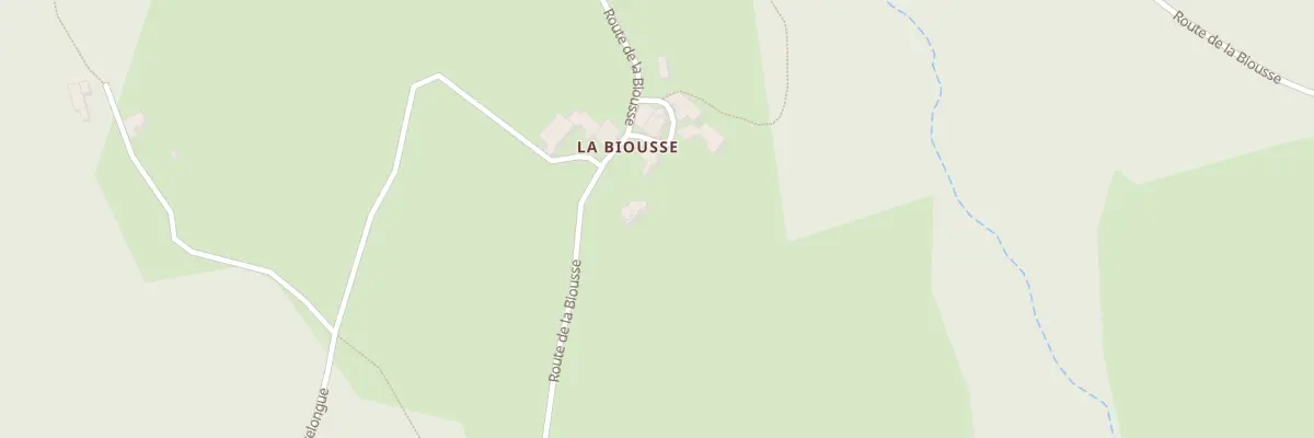 Plan du 2827 Rte de la Biousse à La Versanne
