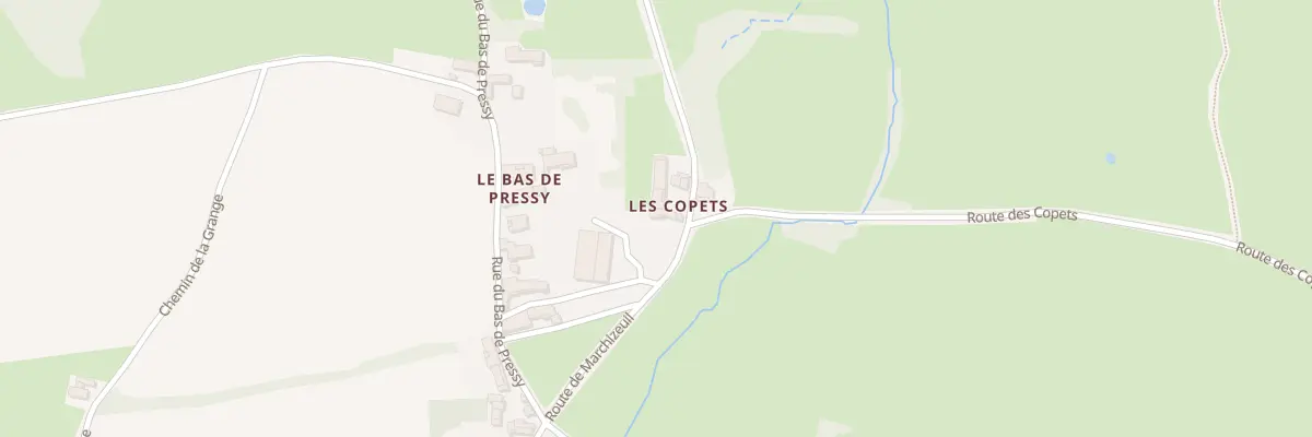 Plan du 5015 Bas de Pressy à Pressy-sous-Dondin