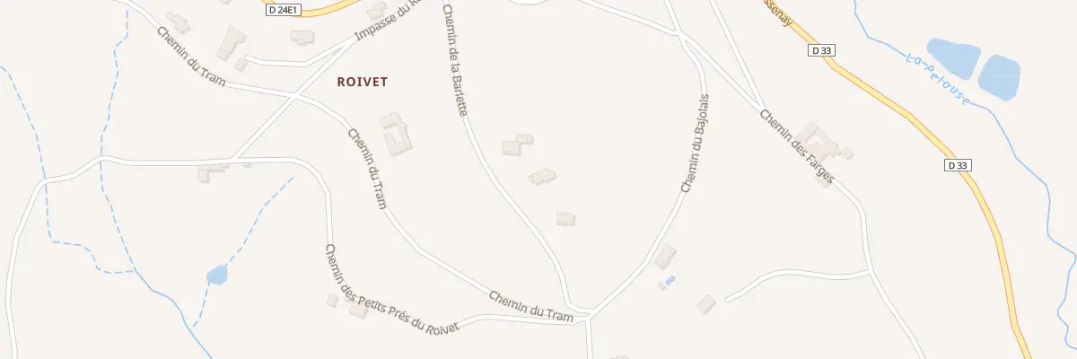 Plan du 189 Che de la Barlette à Saint-Julien-sur-Bibost