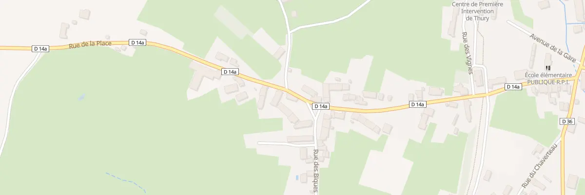 Plan du 5061 Village à Thury