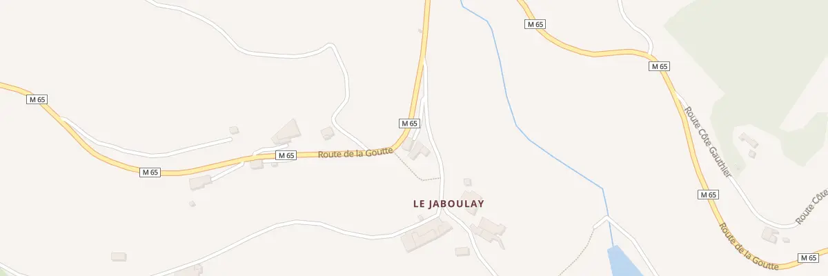 Plan du 1935 Rte de la Goutte à Saint-Romain-en-Jarez