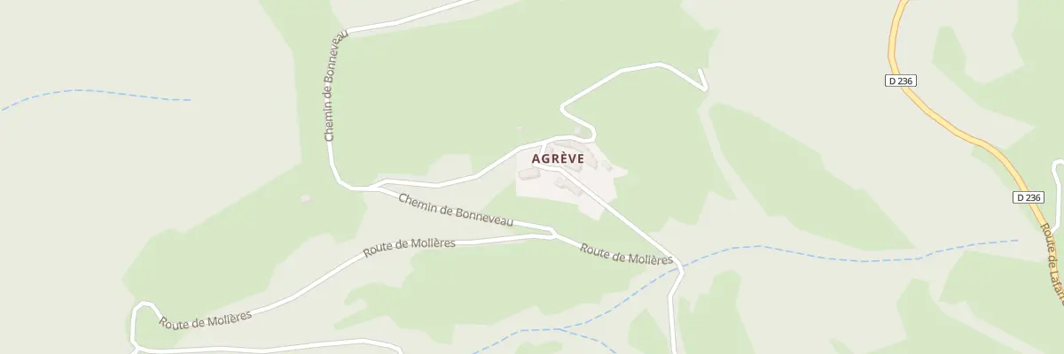 Plan du 145 Che d’Agrève Est à Pailharès