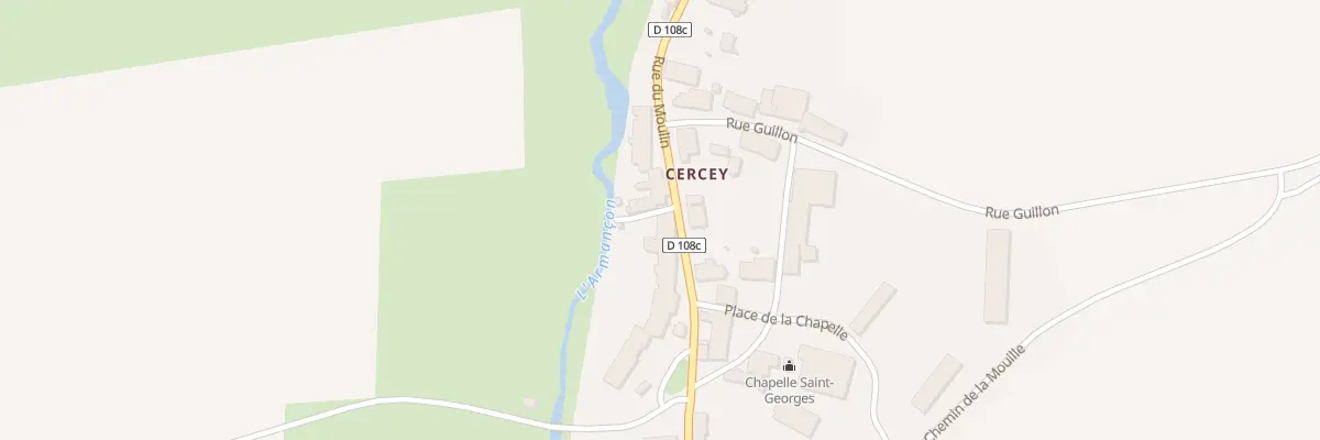 Plan du 21 Rue du Moulin à Thoisy-le-Désert