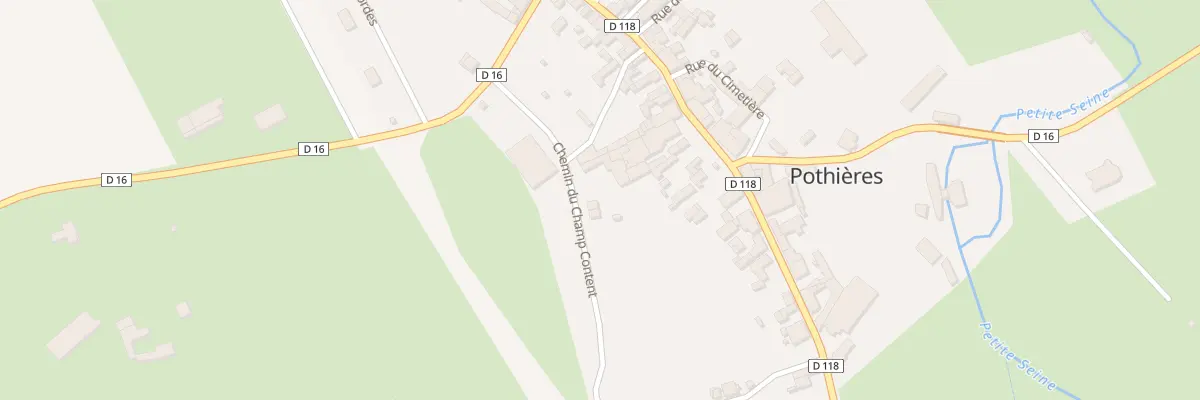 Plan du 3 Che du Champ Content à Pothières