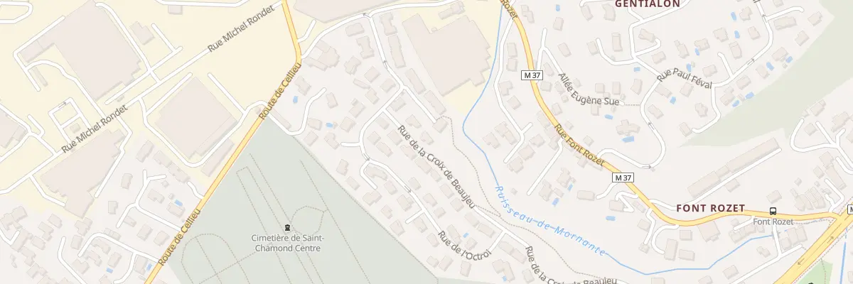 Plan du 2 Rue de la croix de beaujeu à Saint-Chamond