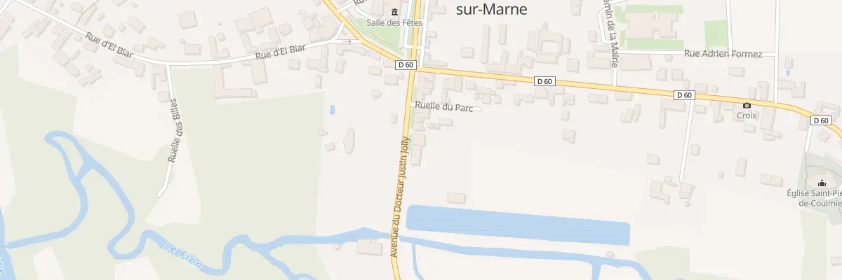 Plan du 10 Av du Docteur Justin Jolly à La Chaussée-sur-Marne