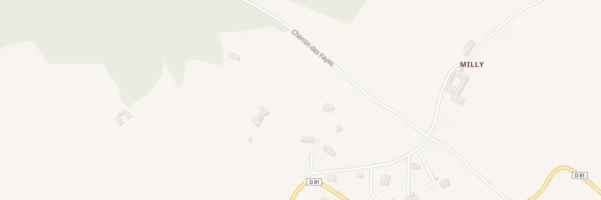 Plan du 225 Che des Fayes à Brullioles