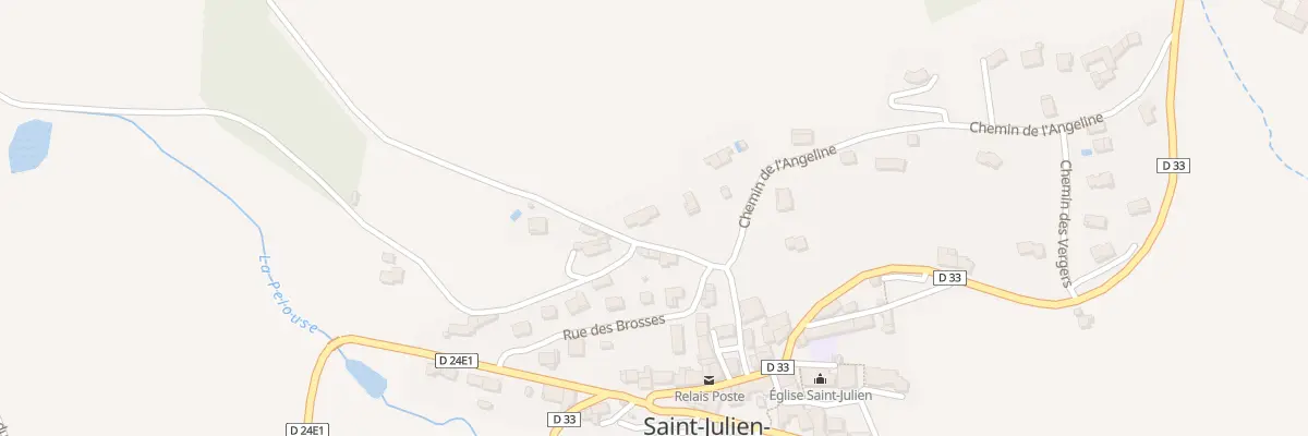 Plan du 25 Che de l’Angeline à Saint-Julien-sur-Bibost