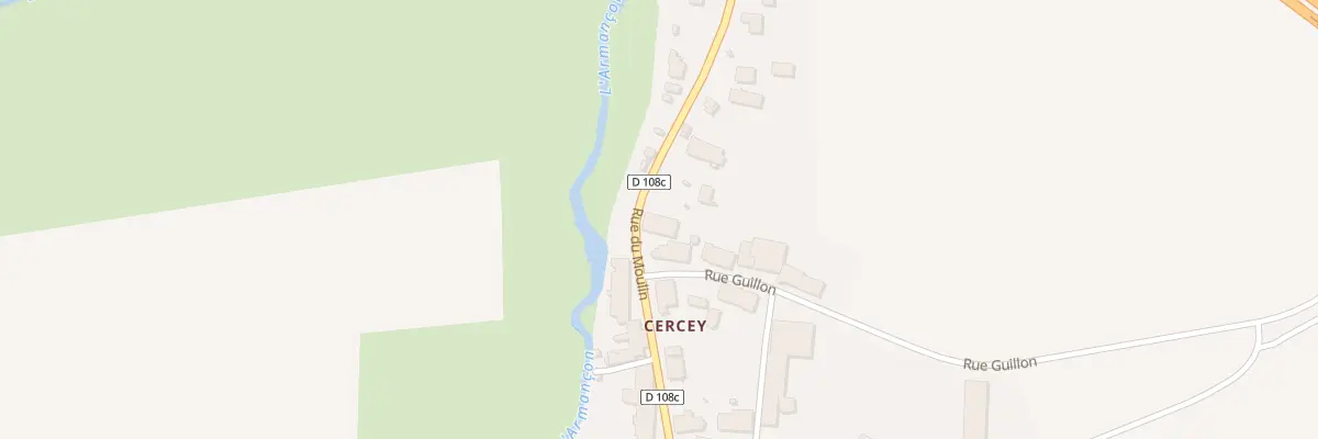 Plan du 12 Rue du Moulin à Thoisy-le-Désert