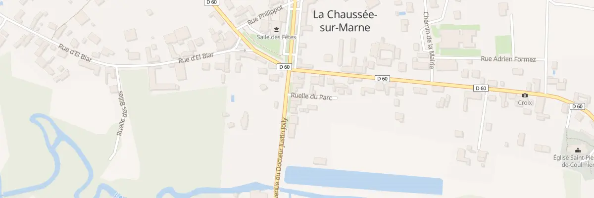 Plan du 16 Av du Docteur Justin Jolly à La Chaussée-sur-Marne