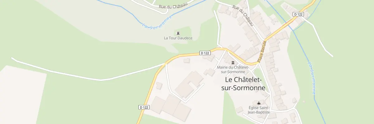 Plan du 17 Rue de la Tour au Châtelet-sur-Sormonne