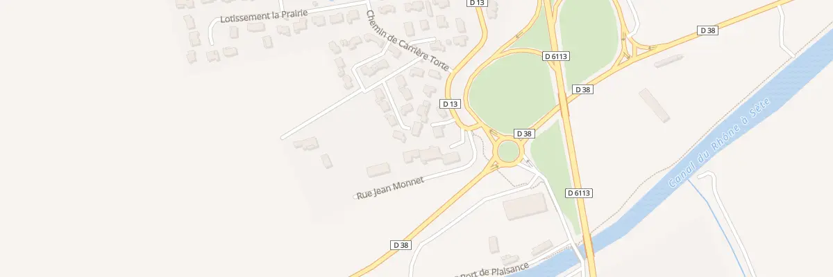 Plan du 6976 Rue Jean Monnet à Bellegarde
