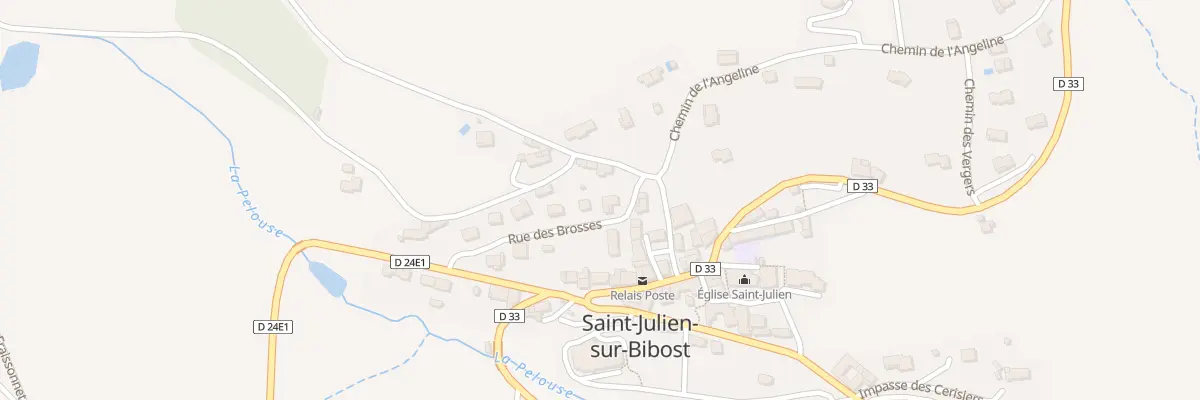 Plan du 129 Rue des Brosses à Saint-Julien-sur-Bibost