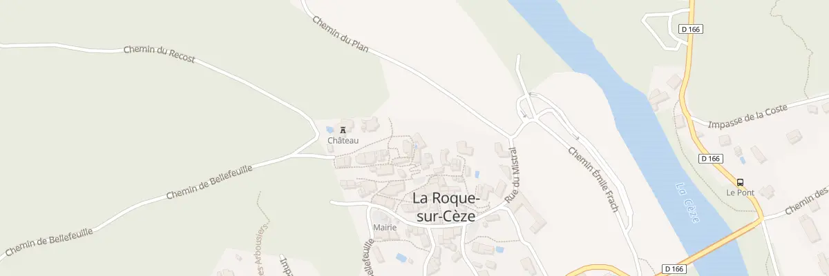 Plan du 5021 Imp du Ran à La Roque-sur-Cèze