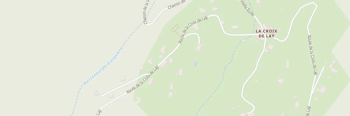Plan du 5122 La Croix de Lay à Pourchères
