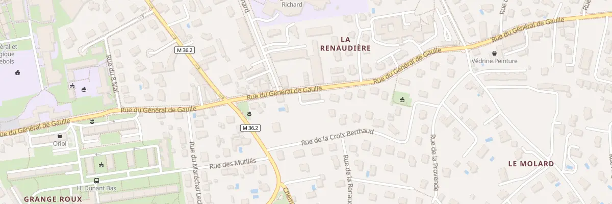 Plan du 40 Rue Gal de Gaulle à Saint-Chamond