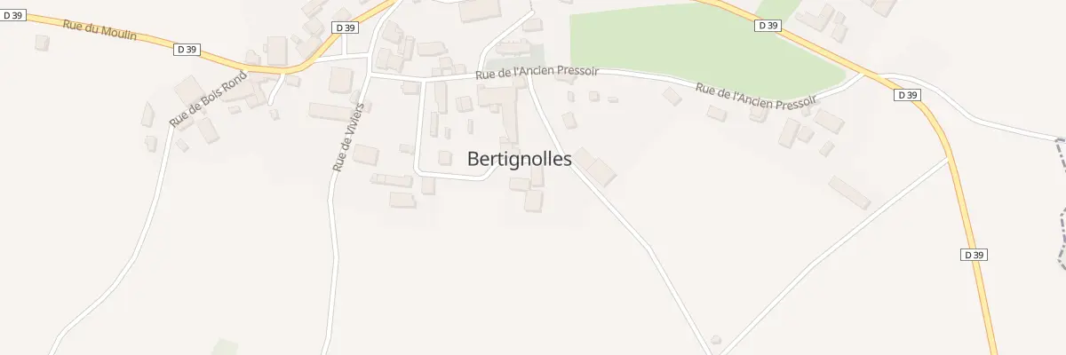 Plan du 12 Rue des Caves à Bertignolles