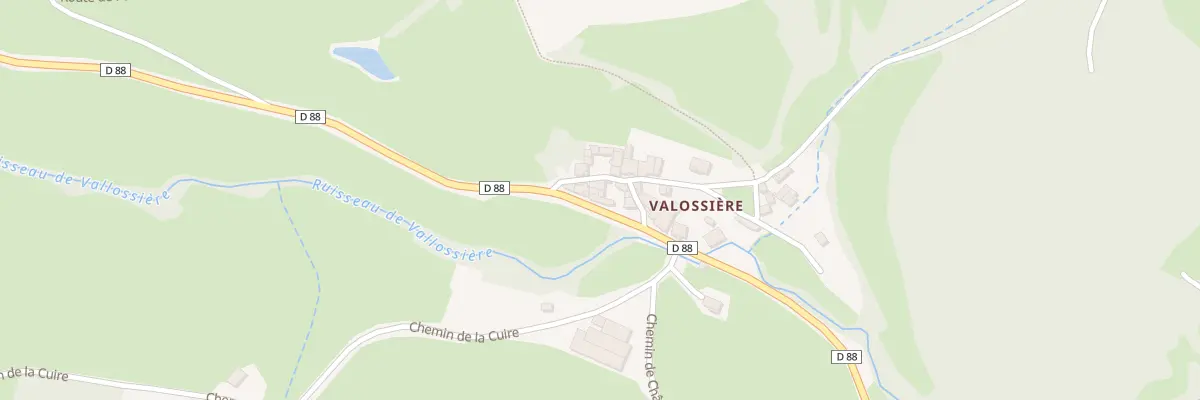Plan du 1911 Rte de la Croix Rosier à Claveisolles
