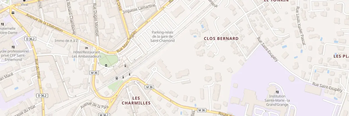Plan du 1B Rte du Coin à Saint-Chamond