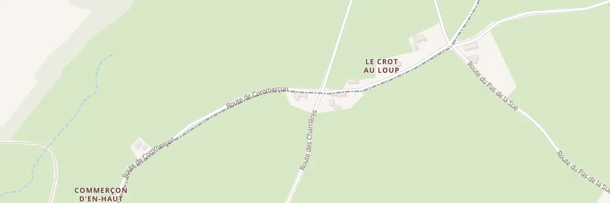 Plan du 1422 Rte de Commerçon à Trambly
