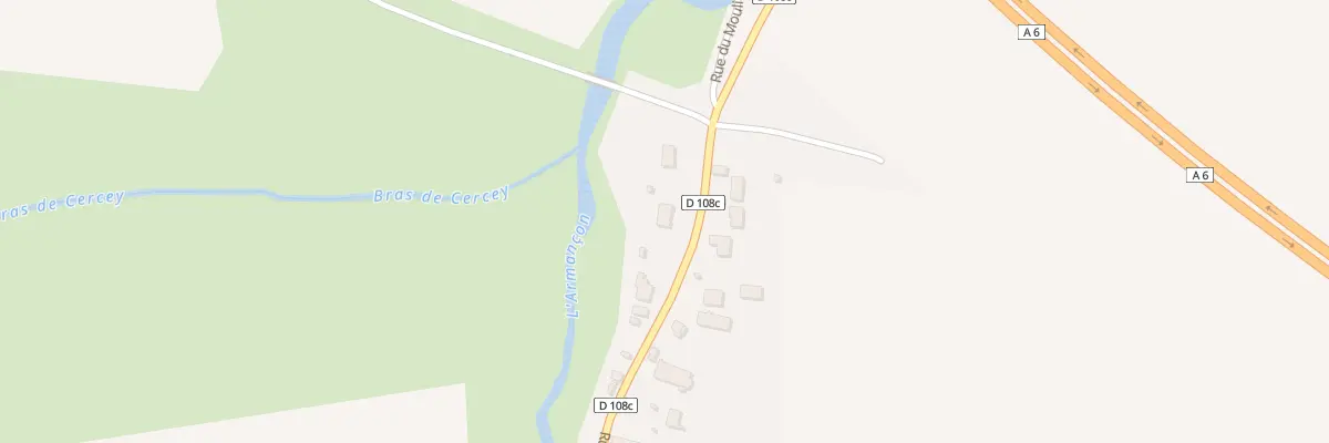 Plan du 43 Rue du Moulin à Thoisy-le-Désert