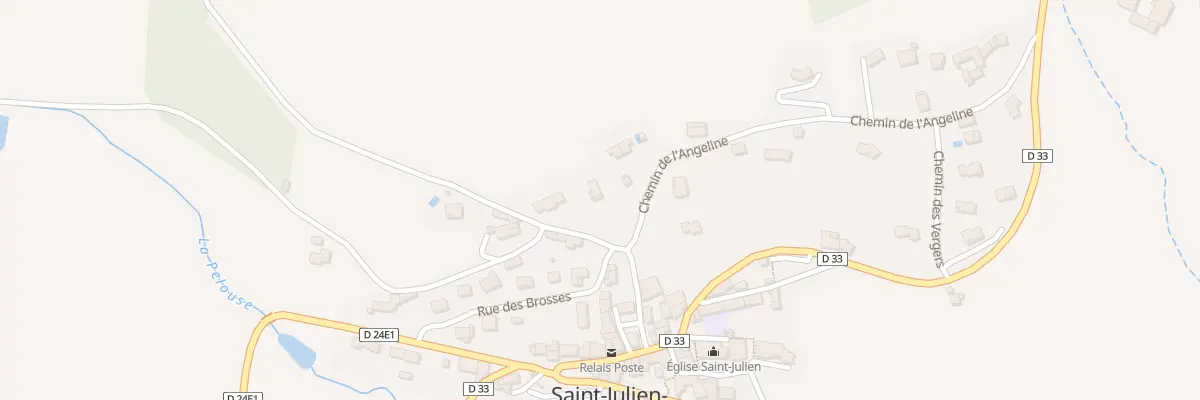 Plan du 23 Che de l’Angeline à Saint-Julien-sur-Bibost