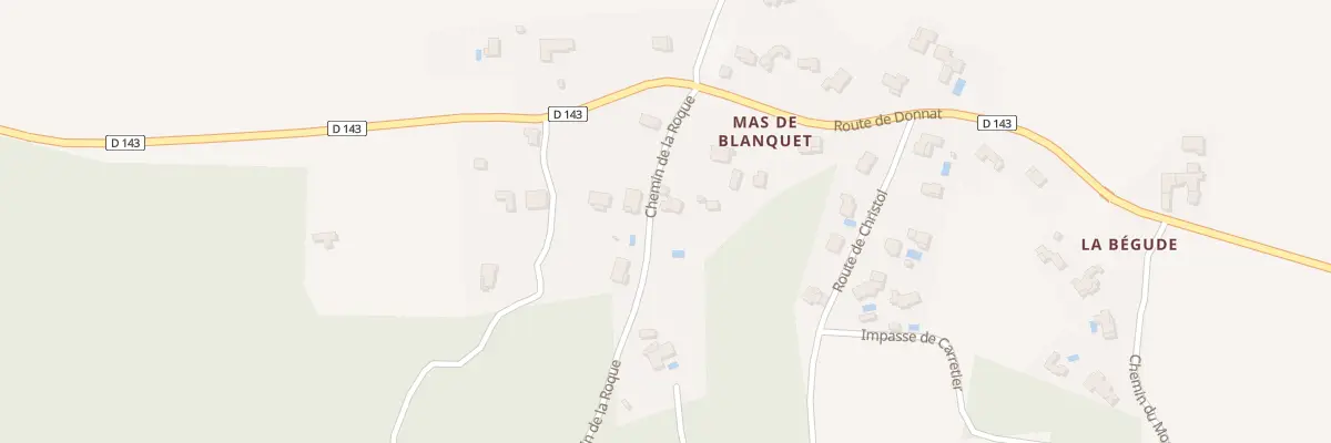 Plan du 5126 Chemin de la Roque à Saint-André-d’Olérargues