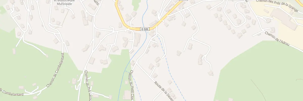 Plan du 75 Rte de la Devesse à Désaignes