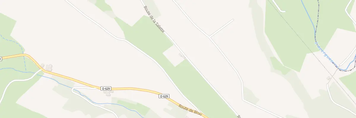 Plan du 1680 Rte de la Salette à Ternand