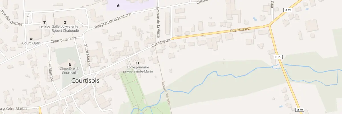 Plan du 30 Rue Massez à Courtisols