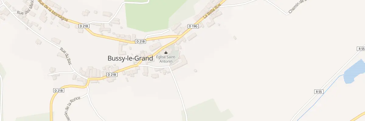 Plan du 1 Rue de l’Eglise à Bussy-le-Grand