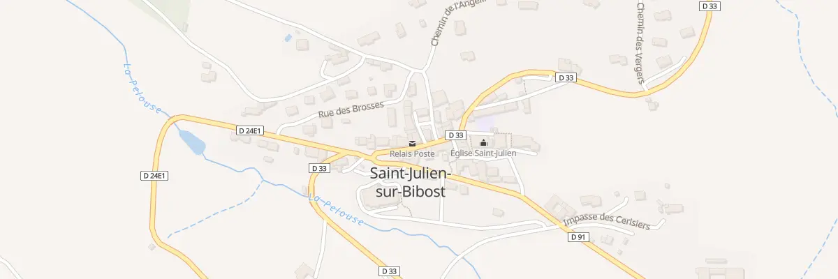 Plan du 5020 Rue du Centre à Saint-Julien-sur-Bibost