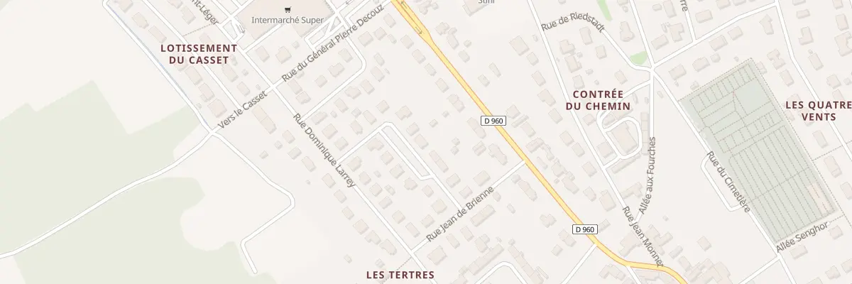 Plan du 9 Rue Jean Louis Fontaine à Brienne-le-Château