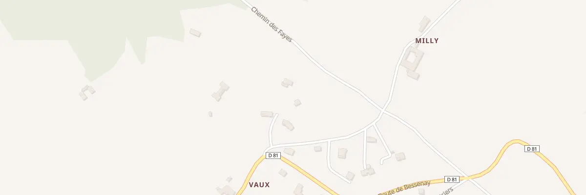 Plan du 5110 Vaux à Brullioles