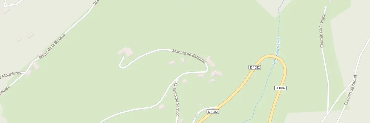 Plan du 63 Mte de Bagourd à La Versanne