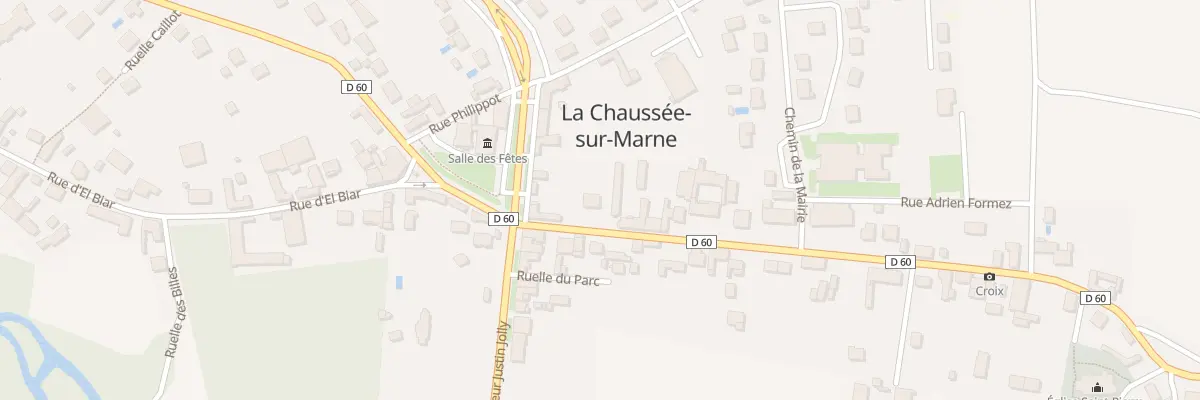 Plan du 1 Gr Grande Rue de Coulmier à La Chaussée-sur-Marne
