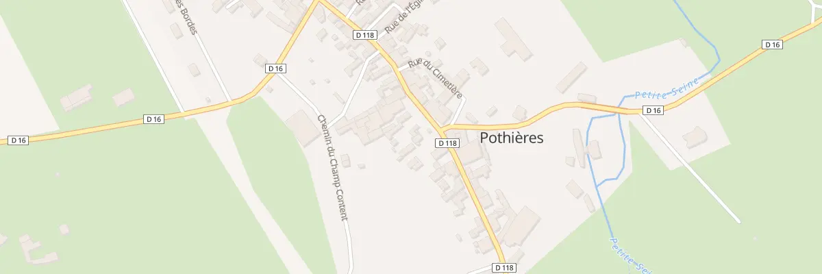 Plan du 3 Rue de la Porte de Mussy à Pothières
