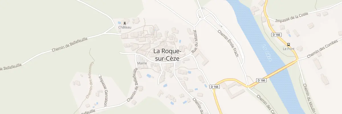 Plan du 5156 Grand Rue à La Roque-sur-Cèze