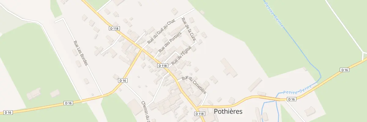 Plan du 4 Rue de l’Eglise à Pothières