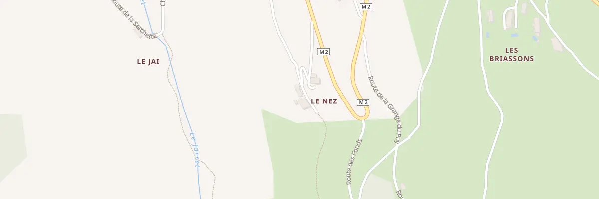 Plan du 406 Rte de la Croix de Chaubouret à La Valla-en-Gier