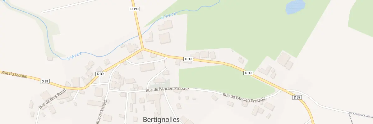 Plan du 3 Rue de la Fontaine à Bertignolles