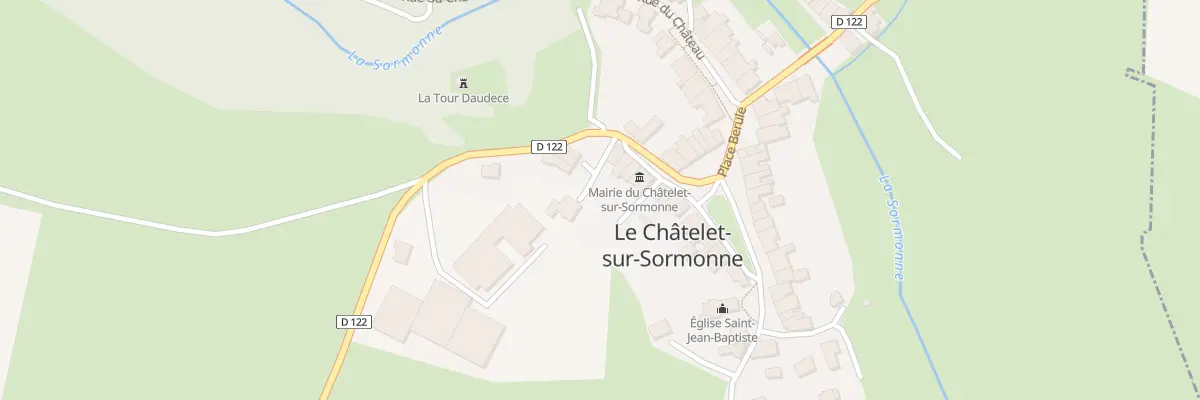 Plan du 11 Rue de la Tour au Châtelet-sur-Sormonne