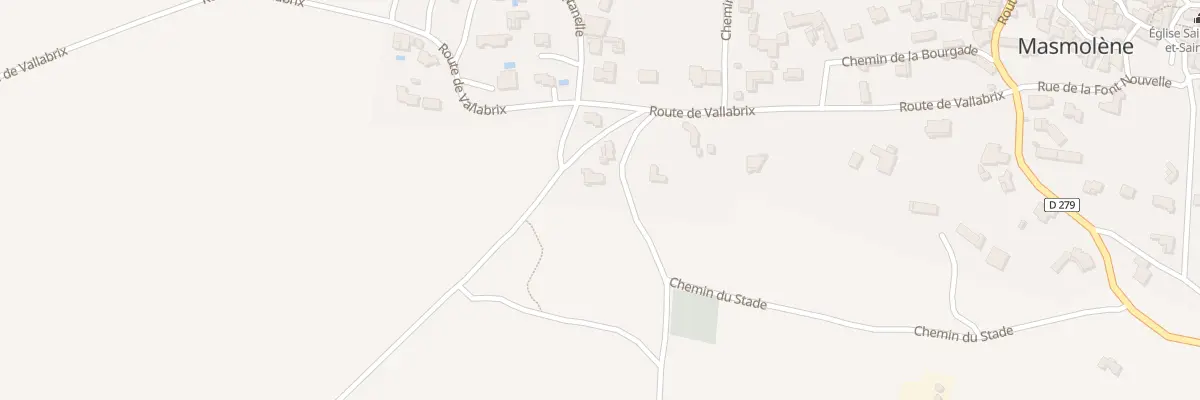 Plan du 5267 Rte de Vallabrix à La Capelle-et-Masmolène