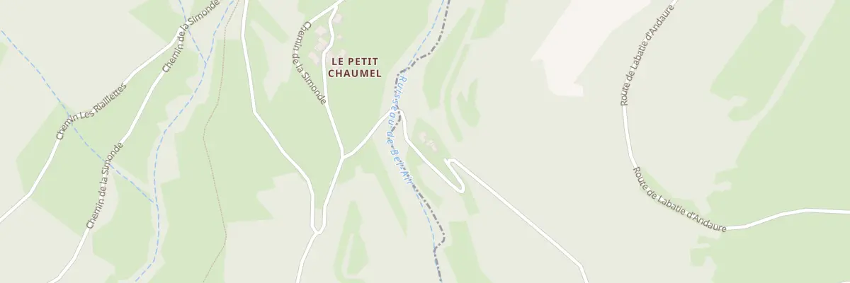 Plan du 5220 Le Marthoulet à Nozières