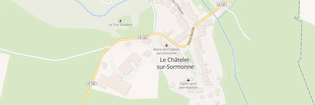 Plan du 9 Rue de la Tour au Châtelet-sur-Sormonne